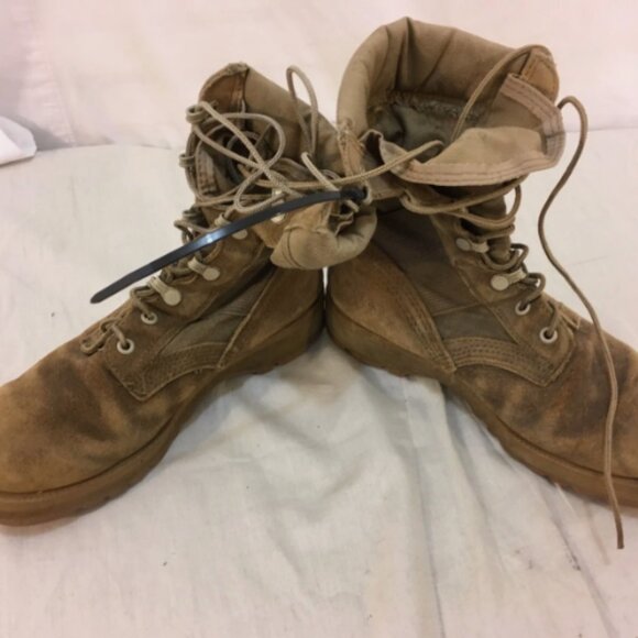 ALTAMA HOT WEATHER VENTED TAN VIBRAM SOLES TAN sz7.5 COMBAT BOOTS NM 32226